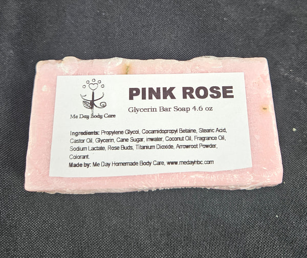 Pink Rose Glycerin Bar Soap