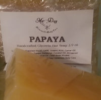Papaya Black Glycerin Bar Soap
