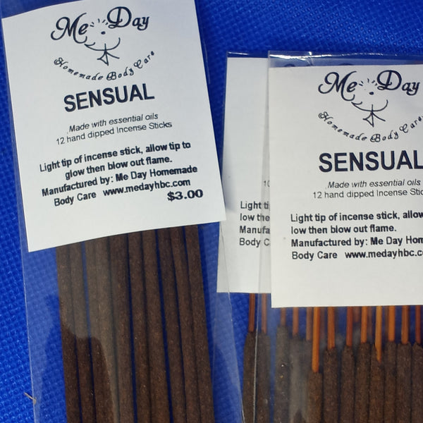 Sensual - 12 Hand Dipped Incense Sticks